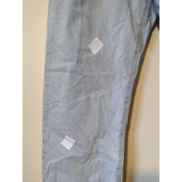 RTR Sz 30 10 Levi’s 501 ‘81 Light Blue Wash High Rise Straight Leg Denim Jeans - Picture 4 of 9